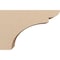 Ekena Millwork 6"W x 18"D x 12"H Classic Yorktown Rough Cedar Woodgrain TimberThane Corbel, Primed Tan CORUR06X18X12YORRCPR - alternate 5